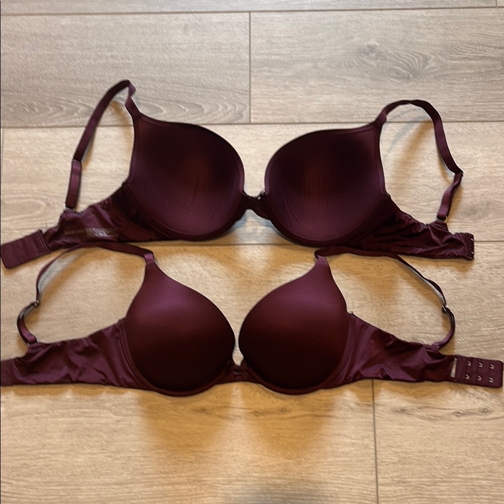 Aerie Deep Burgundy Bra Set